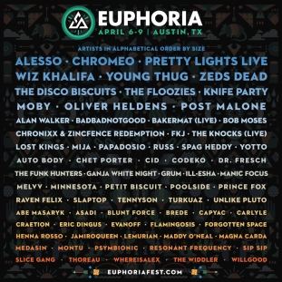 Photography provided by Euphoria Music Festival.