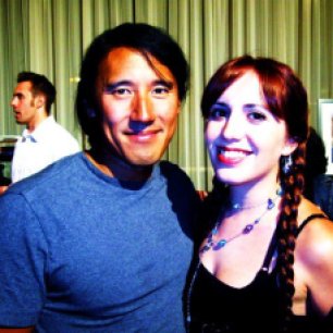 Jimmy Chin and Nicolette Mallow at Nat Geo banquet in Washington DC.